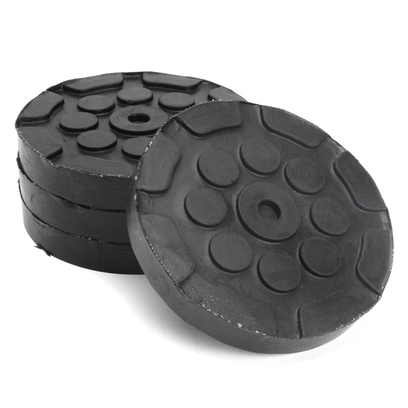 Yuudar 4PCS Car Auto Jacking Lift Pads,Round Heavy Duty Car Lift Pads Rubber Arm Pads Lift Pad Fit for Auto Car Lift Truck Hoist (B) - Image 1